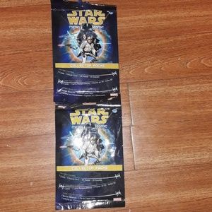 2 x new Star wars collector packs